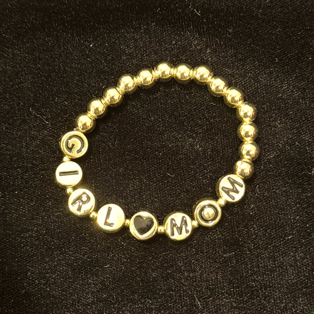 Girl mom bracelet